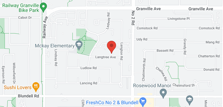 map of 5711 LANGTREE AVENUE